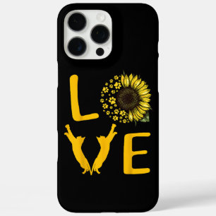 Katzen-Sonnenblumen-Geschenke für Katzenliebhaber, iPhone 16 Pro Max Hülle