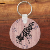 Katzen Sonnenschirme Umbrellas Kunstdruckerei Schlüsselanhänger (Rückseite)