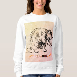 Katzen Speak Mio-Meio Sweatshirt