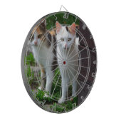 Katzen spielen dartscheibe (Vorderseite Links)