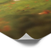 Katzen spielen Fußball Poster (Ecke)