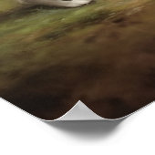 Katzen spielen Fußball Poster (Ecke)