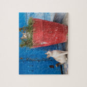 Katzen spielen herum, Rabat, Marokko Puzzle (Vertikal)