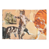 Katzen spielen kissenbezug (Rückseite)