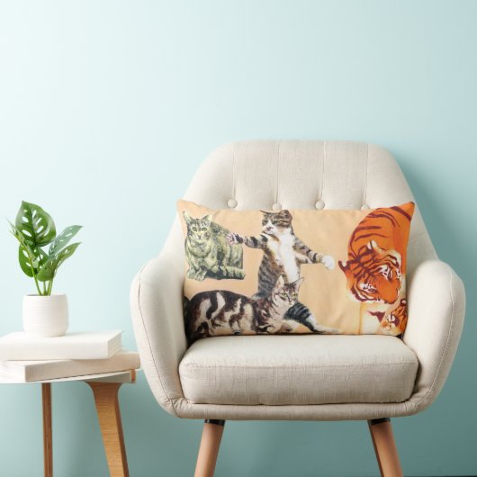 Katzen spielen lendenkissen (Stuhl )