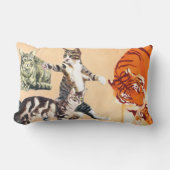 Katzen spielen lendenkissen (Vorderseite)