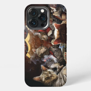 Katzen spielen Poker iPhone 13 Pro Hülle