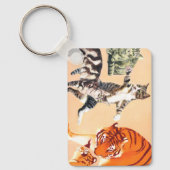 Katzen spielen schlüsselanhänger (Vorderseite)