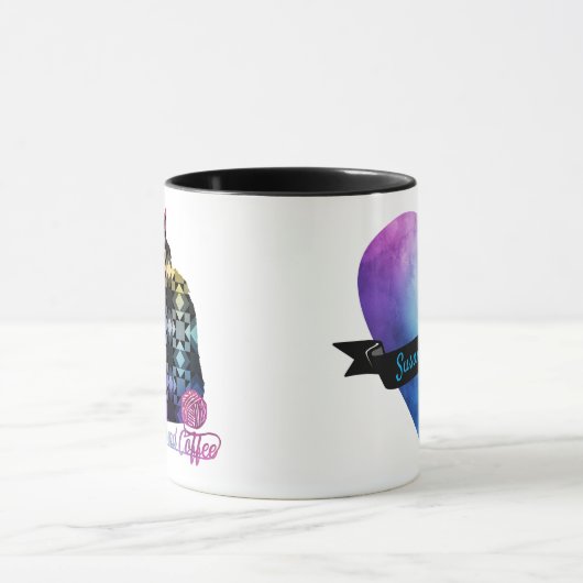 Katzen, Steppen und Kaffee Tasse (Zentrum)