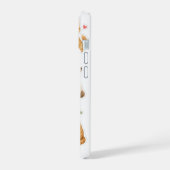 Katzen-Sticker-Muster iPhone 15 Hülle (Linke Seite)
