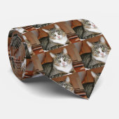 Katzen-Stillstehen Krawatte (Gerollt)