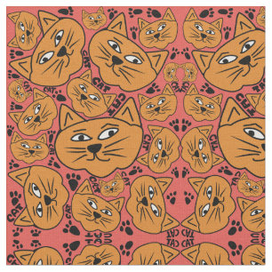 Katzen Stoff