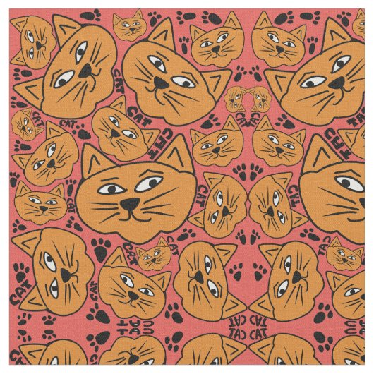 Katzen Stoff (Nahaufnahme)