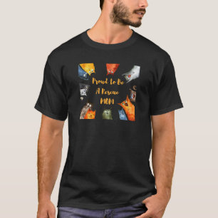 Katzen stolz darauf, eine Retter-Mutter-Katze zu s T-Shirt
