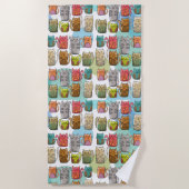 Katzen! Strandtuch (Vorderseite)