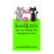 Katzen Stricknadeln Garngeschenk-Visitenkarten