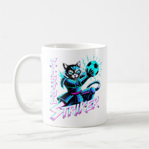 Katzen-Stürmer-Tasse - Perfekt für Gamer und Fußba Kaffeetasse