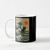 Katzen-Surfen Japan Kaffeetasse (Links)