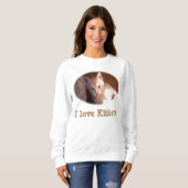 Katzen Sweatshirt (Vorne ganz)