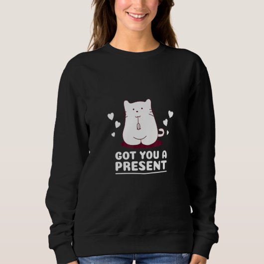 Katzen Sweatshirt (Vorderseite)