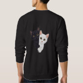 Katzen Sweatshirt (Rückseite)