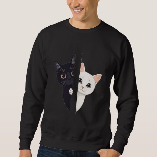 Katzen Sweatshirt (Vorderseite)