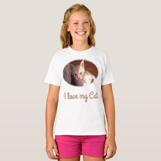 Katzen T-Shirt (Vorne ganz)