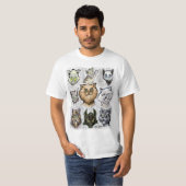 Katzen T-Shirt (Vorne ganz)