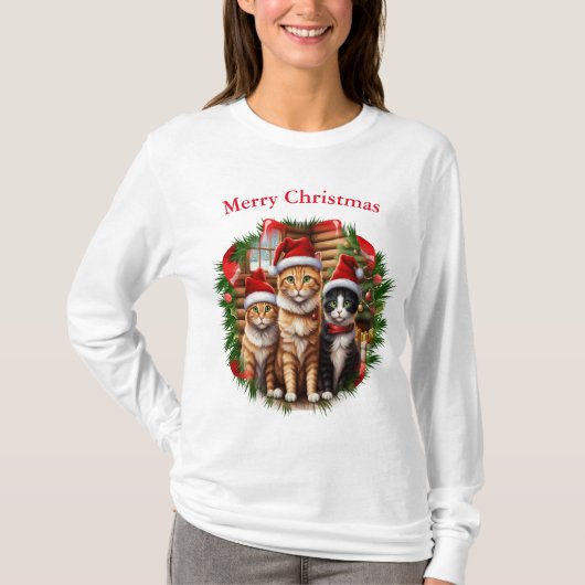 Katzen T - Shirt (Vorderseite)