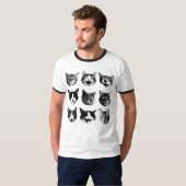 Katzen T-Shirt (Vorne ganz)