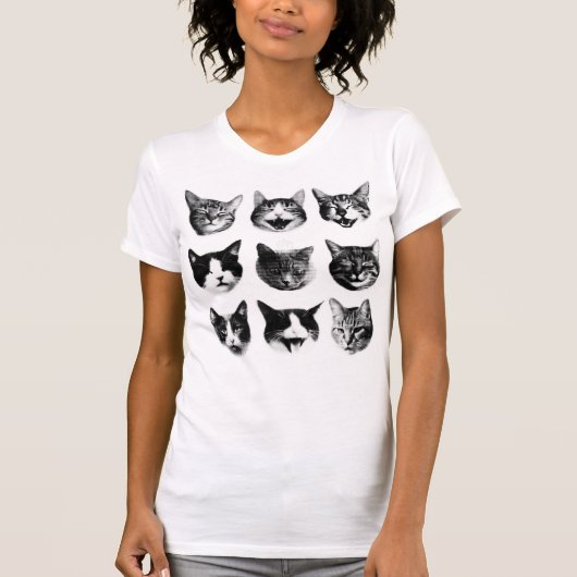 Katzen T-Shirt (Vorderseite)