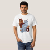 Katzen T-Shirt (Vorne ganz)