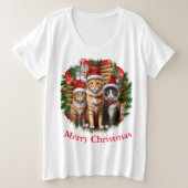 Katzen T - Shirt (Design vorne)