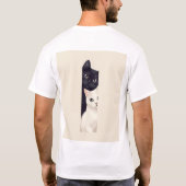 Katzen T-Shirt (Rückseite)