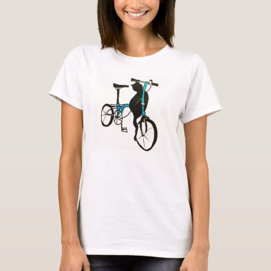 Katzen-T - Shirt der Damen-Brompton (Vorderseite)