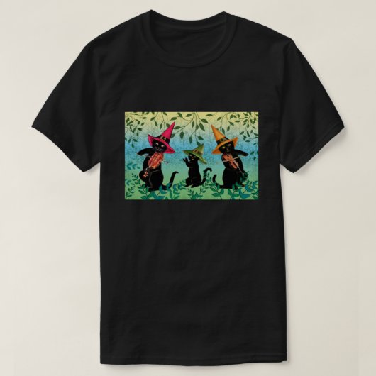 Katzen T - Shirt spielen (Design vorne)