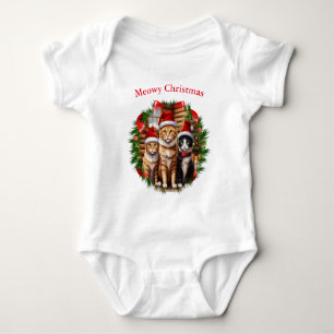 Katzen T - Shirt Weihnachten