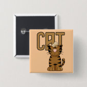 Katzen-T-Shirts und Geschenke Button (Vorne & Hinten)