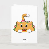 Katzen-Taco Karte (Rückseite)