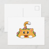 Katzen-Taco Postkarte (Vorne/Hinten)