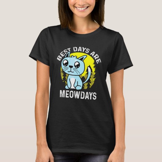 Katzen-Tage-Tierpfleger T-Shirt (Vorderseite)