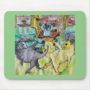 Katzen 🐈 Tanz Mousepad