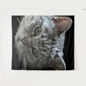 Katzen-Tapete Wandteppich (Vorderseite (Horizontal))