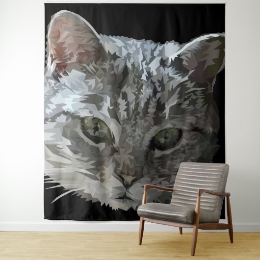 Katzen-Tapete Wandteppich (Beispiel)