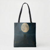 Katzen-Tasche mit Dachmotiv Tasche (Vorderseite)
