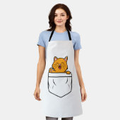 Katzen Tasche     Schürze (Getragen)