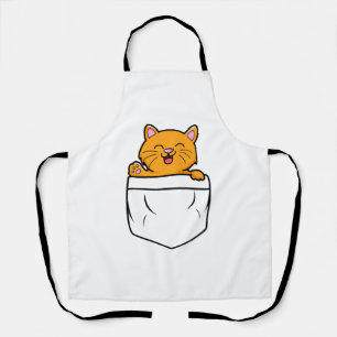 Katzen Tasche Schürze