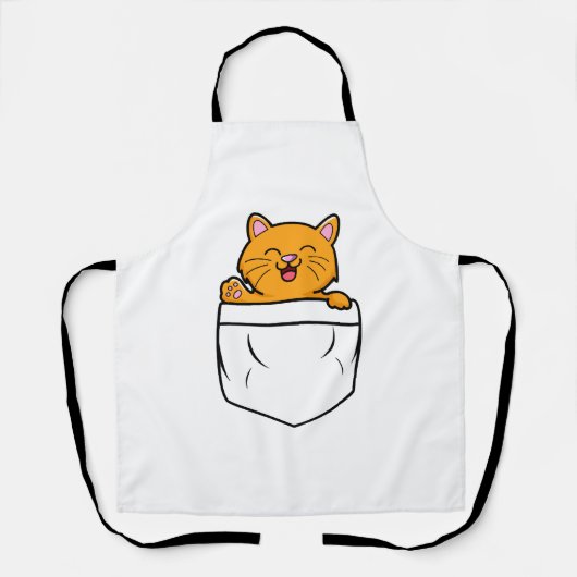 Katzen Tasche     Schürze (Vorderseite)