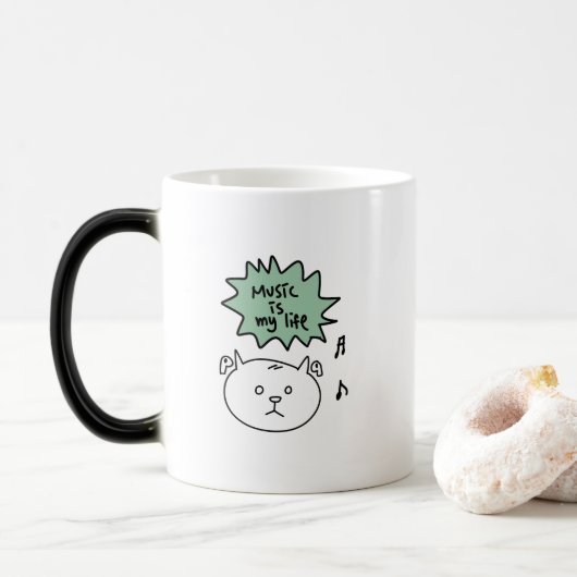 Katzen Tasse (Mit Donut)
