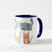 Katzen Tasse (VorderseiteRechts)